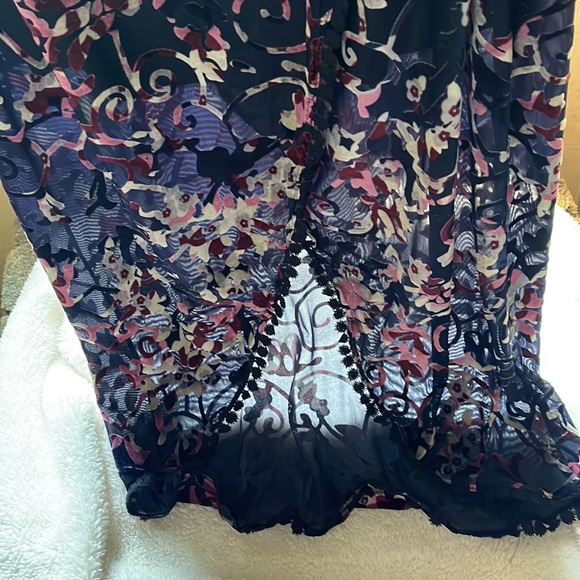 Faux Velvet Romper Dress - Picture 7 of 11